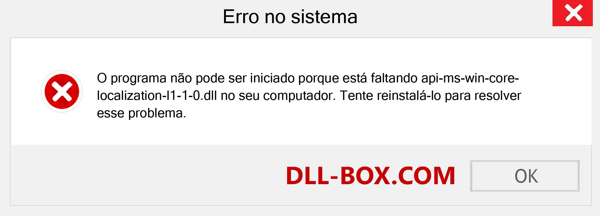 Arquivo api-ms-win-core-localization-l1-1-0.dll ausente ?. Download para Windows 7, 8, 10 - Correção de erro ausente api-ms-win-core-localization-l1-1-0 dll no Windows, fotos, imagens